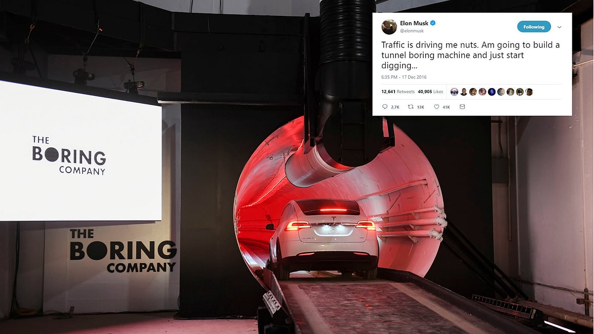 Elon Musk has unveiled the project about two years after he tweeted about the traffic in Los Angeles.