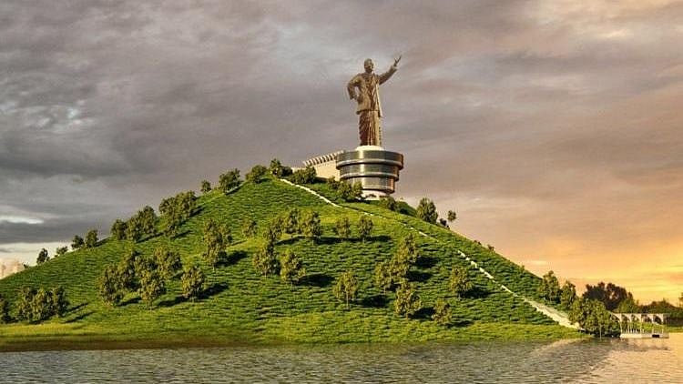 The Andhra Pradesh government headed by CM Chandrababu Naidu has announced once again that it will install a 109-foot statue of former Chief Minister N Tarakarama Rao (NTR).