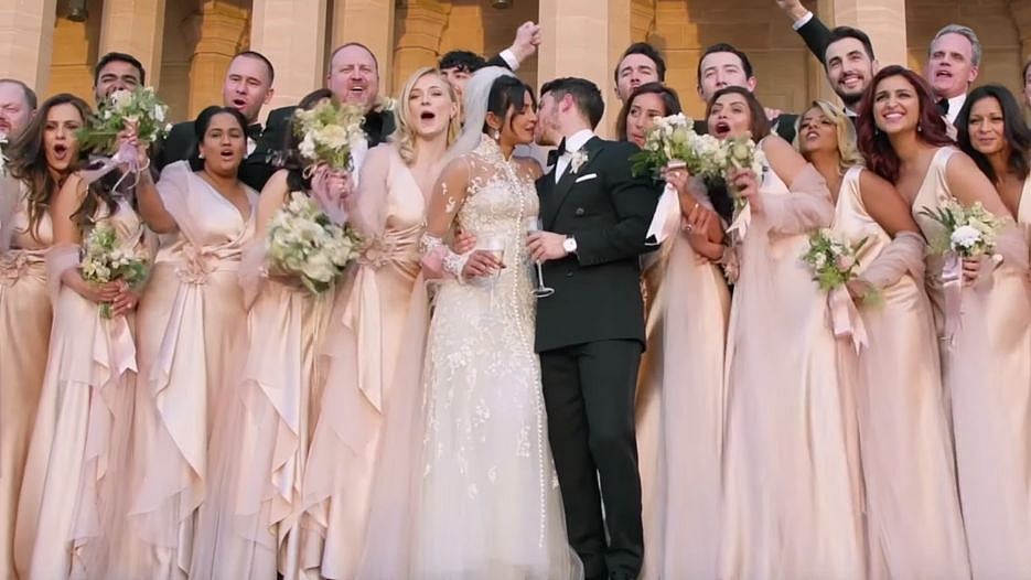  Priyanka Chopra and Nick Jonas share a kiss after their Jodhpur wedding 