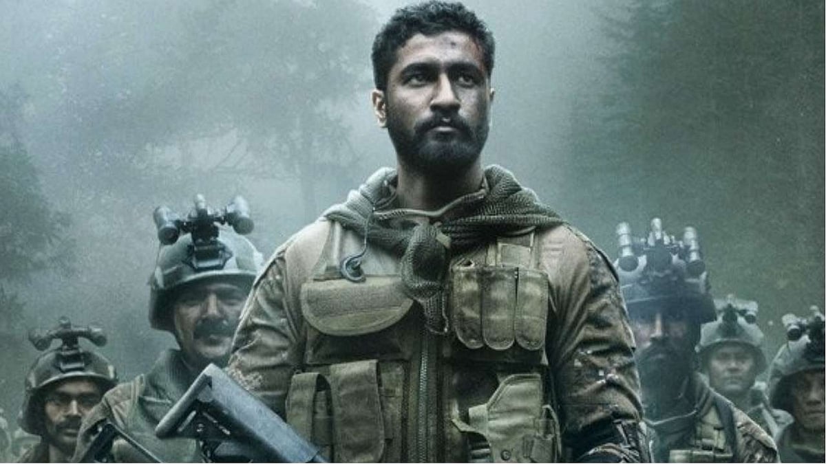 Vicky Kaushal in a still from <i>Uri</i>.