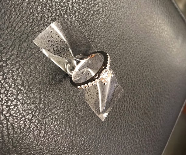The ring that needed rescuing.