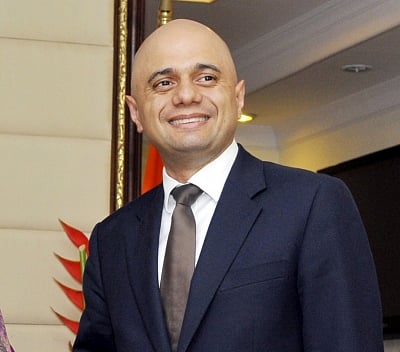 Sajid Javid. (File Photo: IANS)