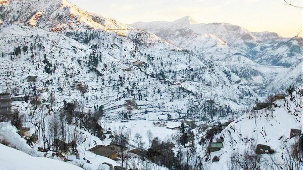 Fresh snowfall in Pir Panjal range in J&K’s Rajouri