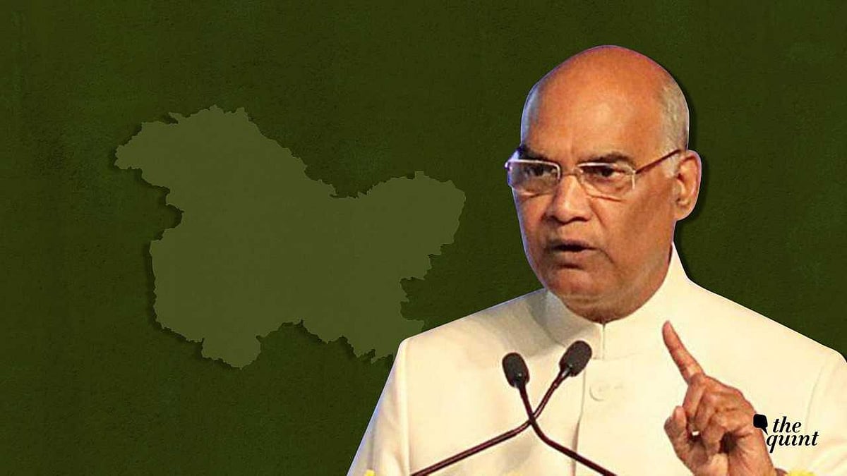 President’s rule to be imposed in Jammu &amp; Kashmir from midnight.