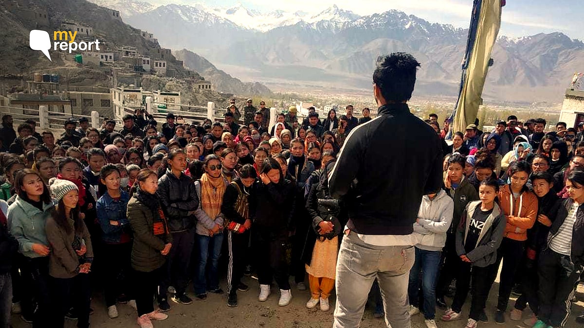 Students face problems due to the affiliation of colleges in Ladakh region with Kashmir University.