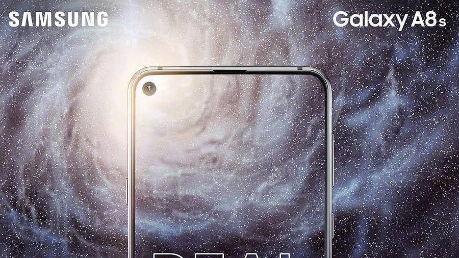 The Samsung Galaxy A8s will launch on 10 December in China. It will be the first phone to have a punch hole camera.
