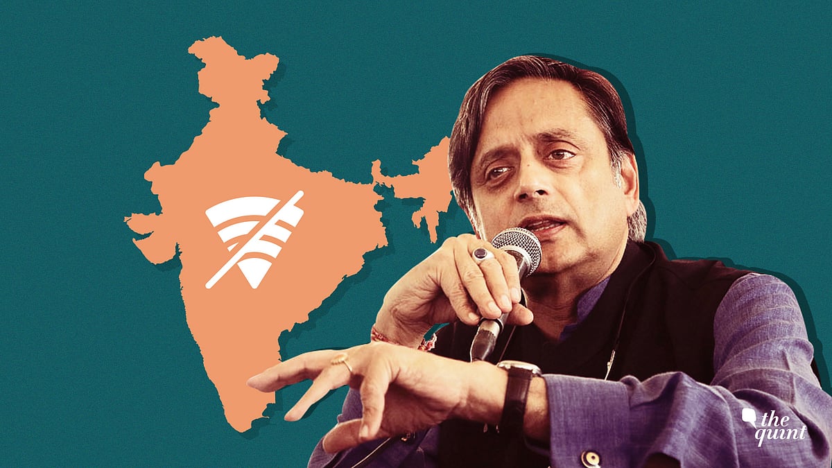 Shashi Tharoor in a Q&A on internet shutdowns in India.