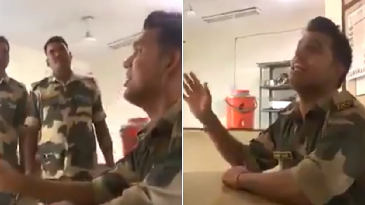 Cover song by a BSF Jawan.