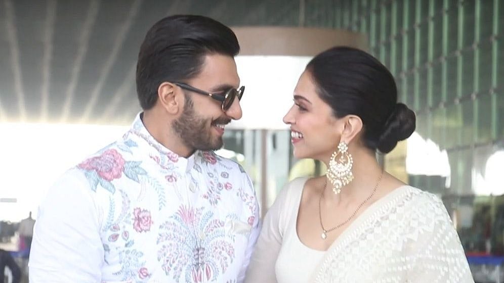 Newly weds Ranveer Singh and Deepika Padukone.