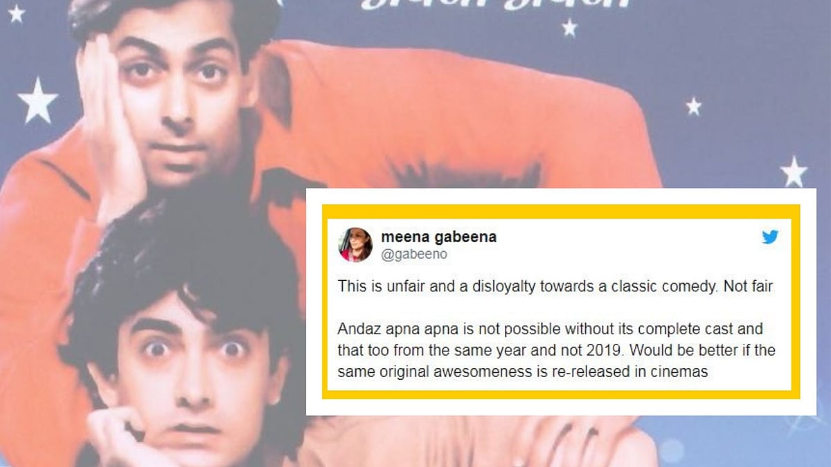 And ‘Andaz Apna Apna’ remake in the works?&nbsp;