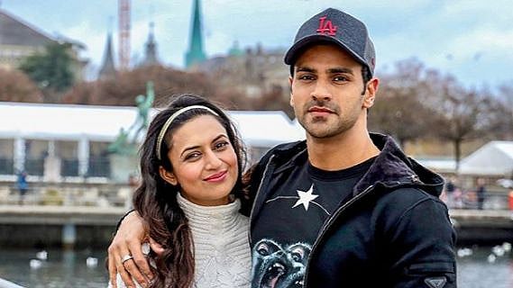 Divyanka Tripathi and Vivek Dahiya on a Swiss holiday. 