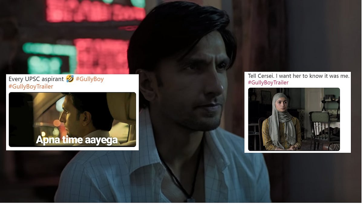 Internet is having fun with the <i>Gully Boy </i>trailer.