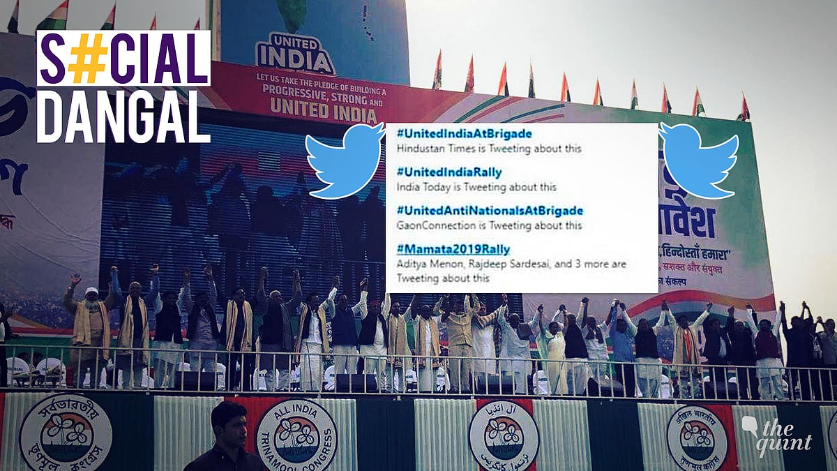 The United Opposition Rally was an interesting social media experience.