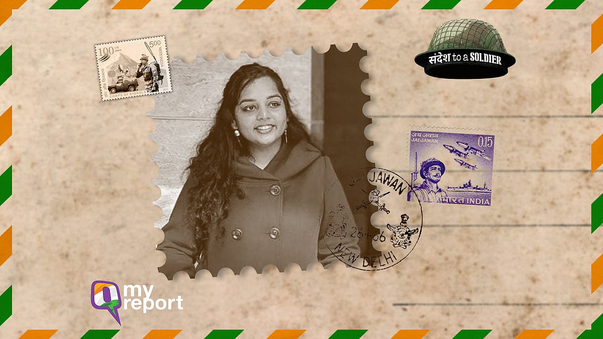 Neha Jain from Delhi sends her ‘Sandesh to a Soldier’.