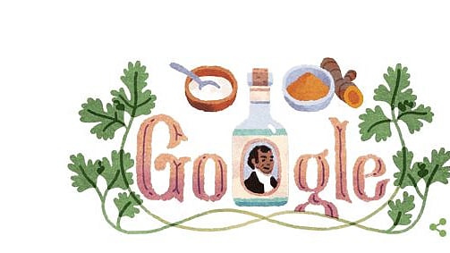 Screenshot of Google Doodle.