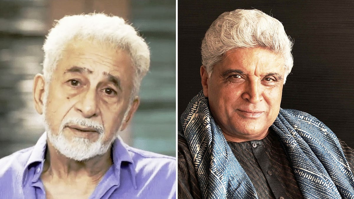 Naseeruddin Shah, Javed Akhtar.