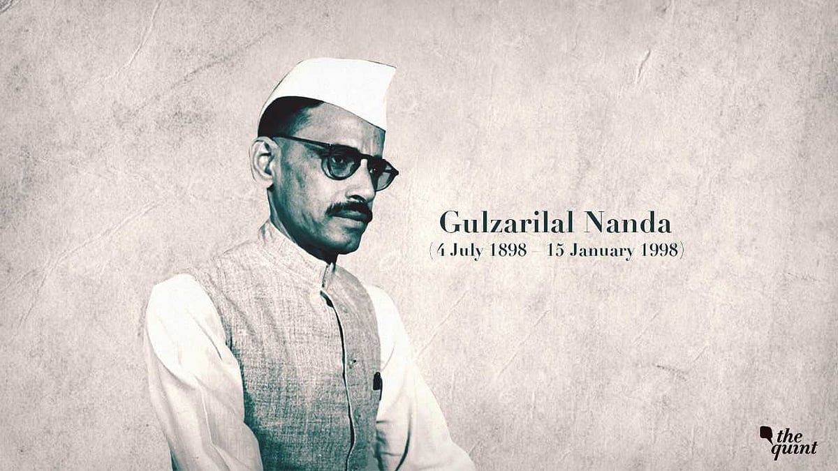 Former Prime Minister Gulzarilal Nanda