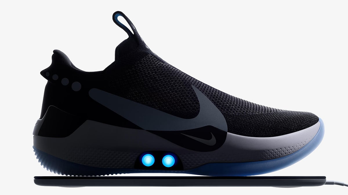 Nike Adapt BB is a lace-free smart wearable. 