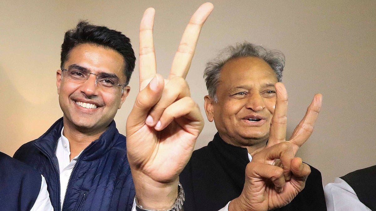 File photo of Rajasthan Chief Minister Ashok Gehlot and Deputy Chief Minister Sachin Pilot. 