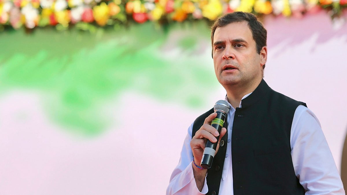 Congress President Rahul Gandhi in Dubai.&nbsp;