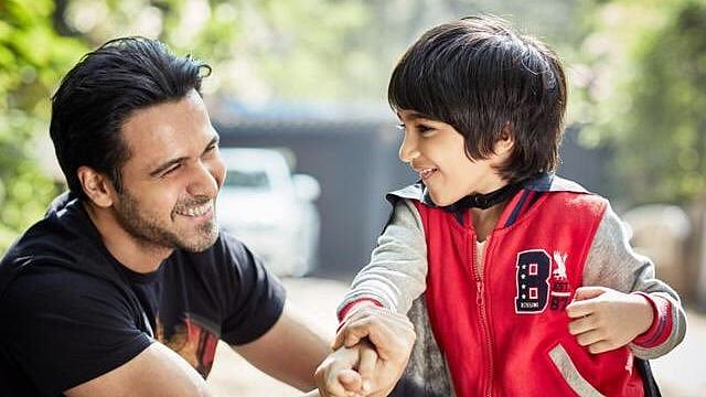 Actor Emraan Hashmi with son Ayaan.