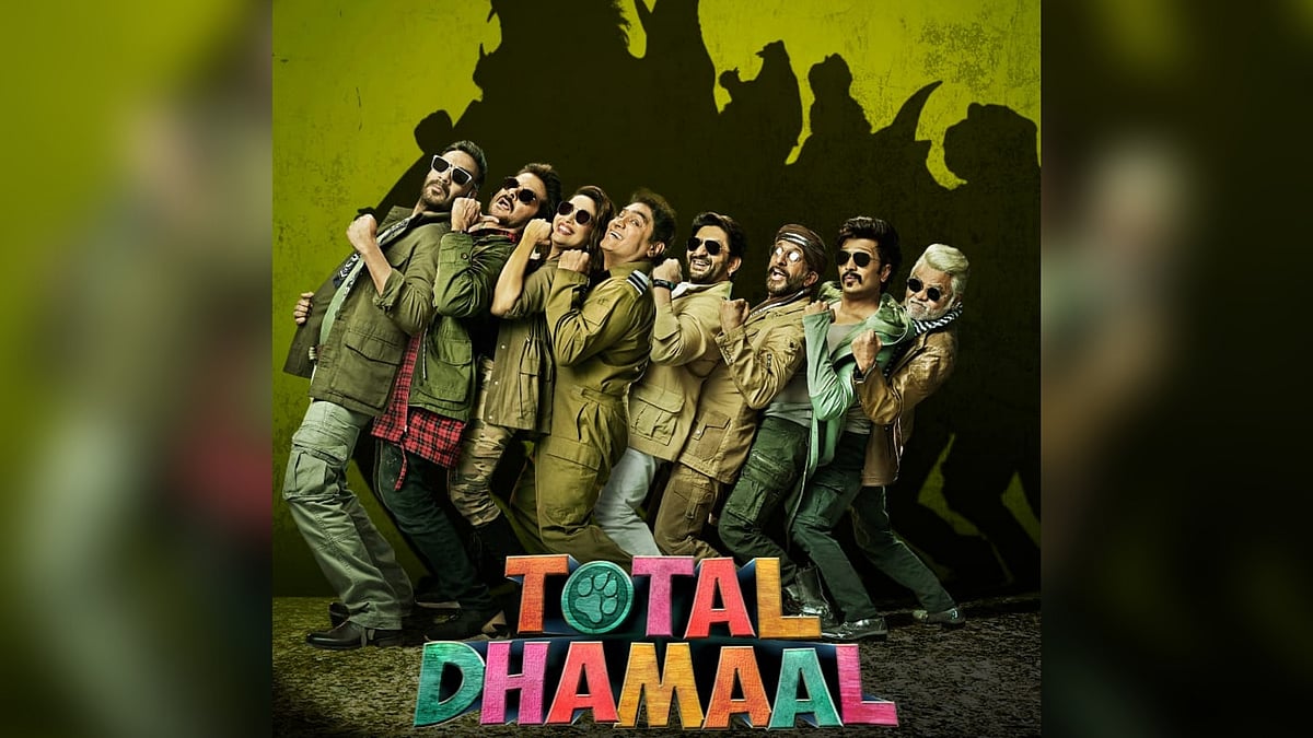 The poster for Ajay Devgn’s <i>Total Dhamaal</i>.