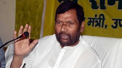 File photo of Ramvilas Paswan.&nbsp;