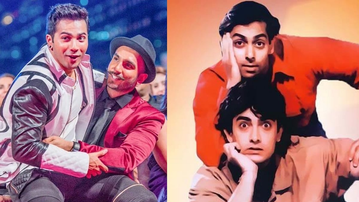 Varun Dhawan and Ranveer Singh to reprise the roles of Aamir and Salman Khan in the <i>Andaaz Apna Apna.&nbsp;</i>