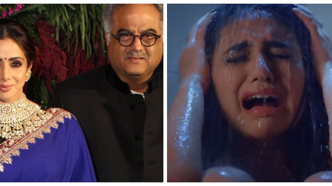 Sridevi & Boney Kapoor/ Priya Prakash Varrier in <i>Sridevi Bungalow</i>.