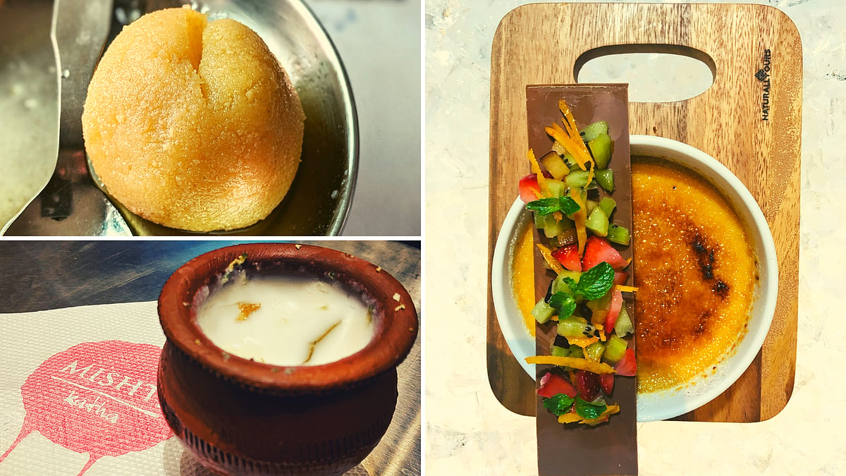 Sweet treats in Kolkata.