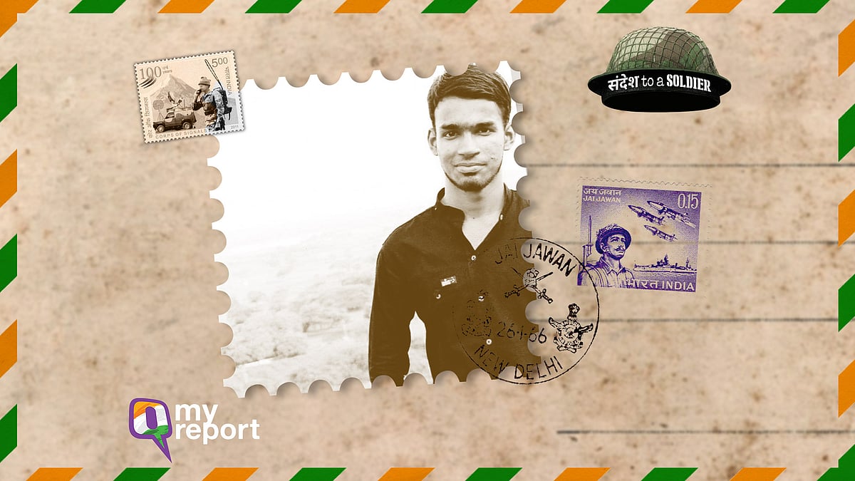 Ibrahim Ghafoori sends his ‘Sandesh to a Soldier’ from Doha, Qatar.