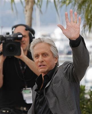 Actor Michael Douglas.  (XinhuaZhou Lei)(jl)