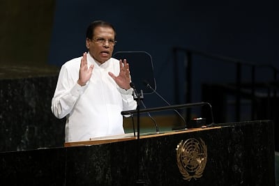 Maithripala Sirisena (File Photo: Xinhua/Li Muzi/IANS)