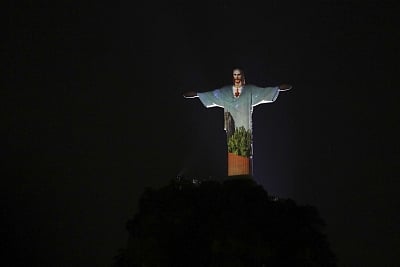 The statue of Christ the Redeemer. (Xinhua/IANS)