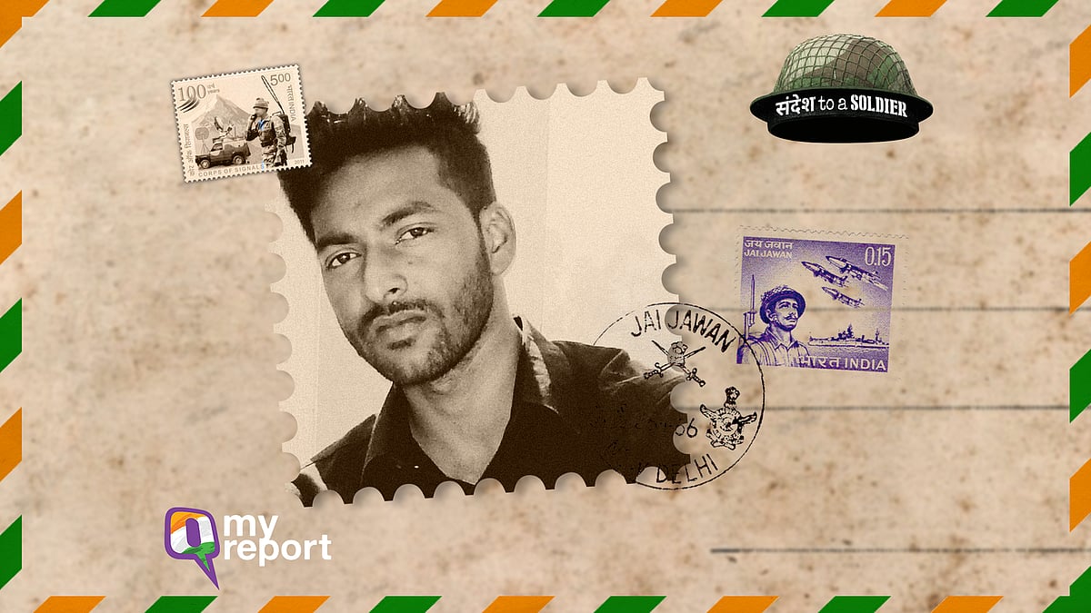 Lokesh Bag from Odisha sends his ‘Sandesh to a Soldier’.
