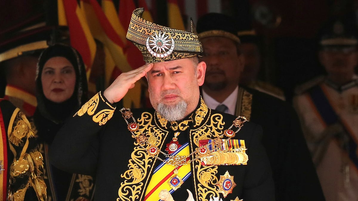 File image of Sultan Muhammad V.