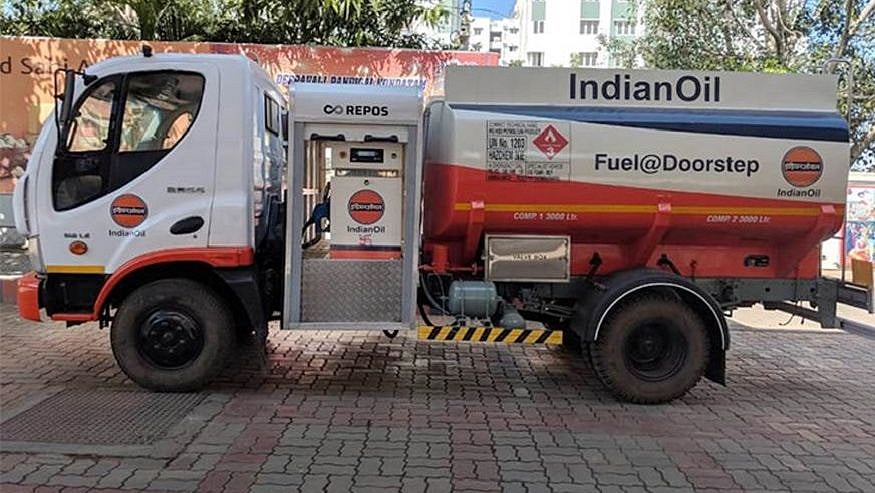 This diesel delivering truck has been launched in Chennai. 