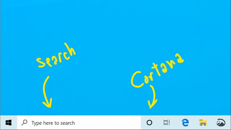 How the taskbar will look after the April update.
