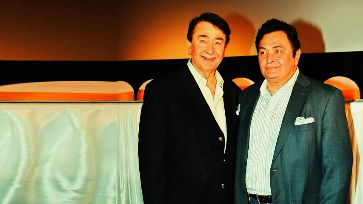 Randhir Kapoor and Rishi Kapoor.