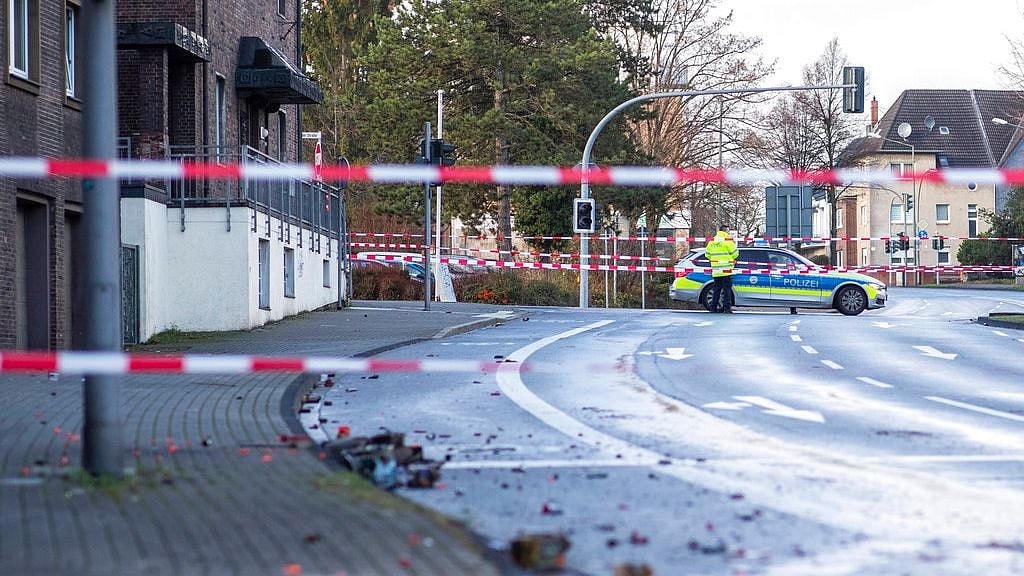 A man has been arrested in Germany after ploughing his car into a crowd of people, injuring at least five, in what appears to have been an intentional attack directed at foreigners, police said on Tuesday, 1 January.