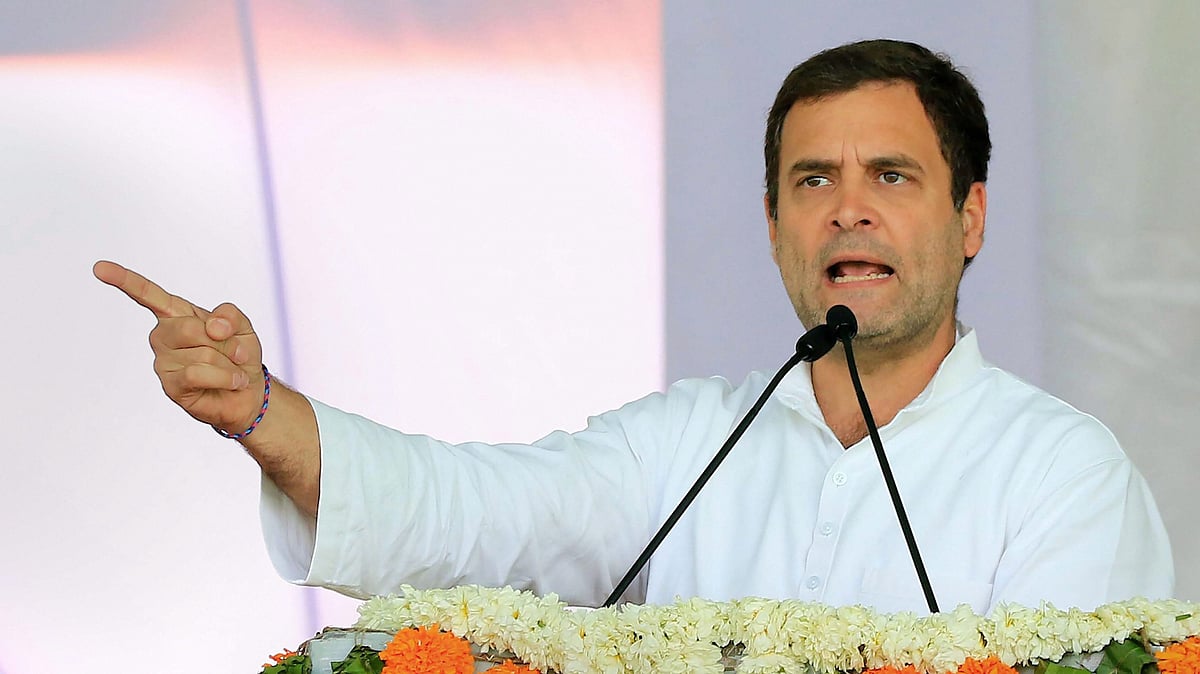 File photo of Congress President Rahul Gandhi.