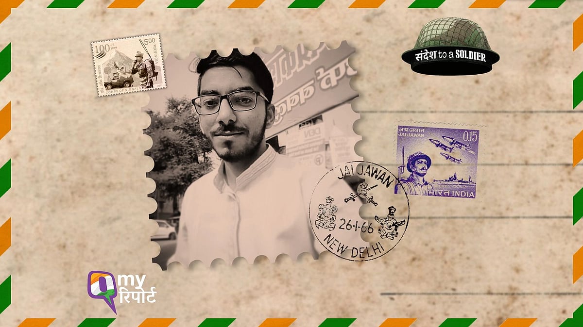 Subhanshu sends his ‘sandesh to a soldier’ from Gorakhpur.