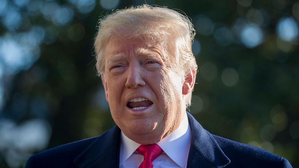 US President Donald Trump 