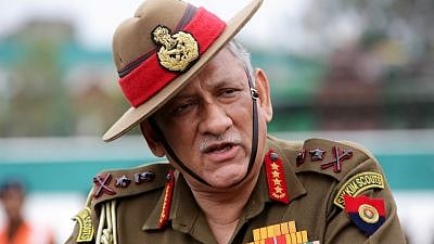Indian Army chief General Bipin Rawat. 