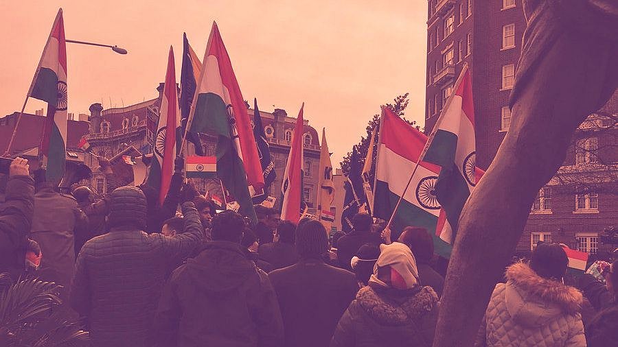 The showdown was between a handful of Khalistanis who had announced a “worldwide” campaign to burn the Indian flag on Republic Day.
