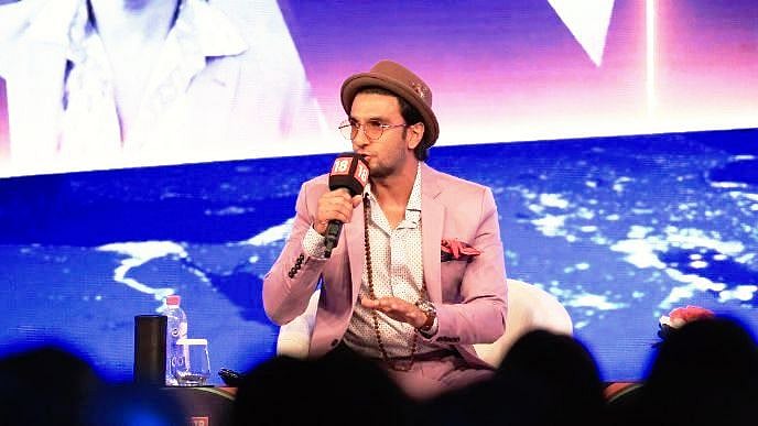 Ranveer Singh at the ‘Rising India Summit’.