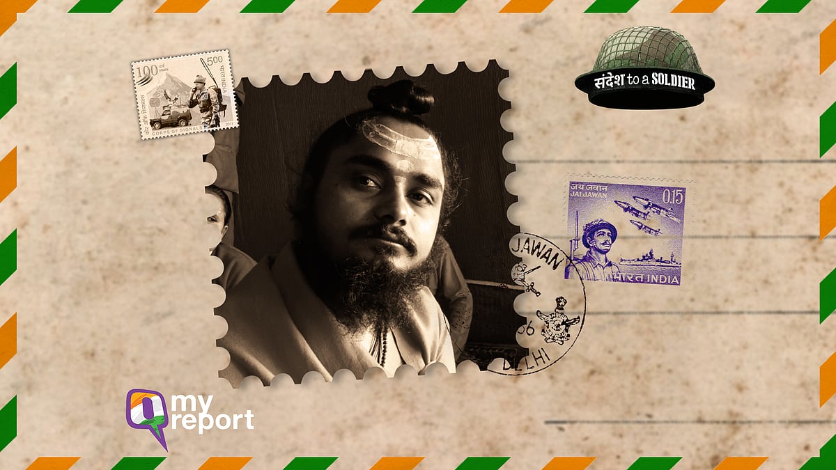 Monohar Puri from Kumbh Mela in Prayagraj sends his ‘Sandesh to a Soldier’.
