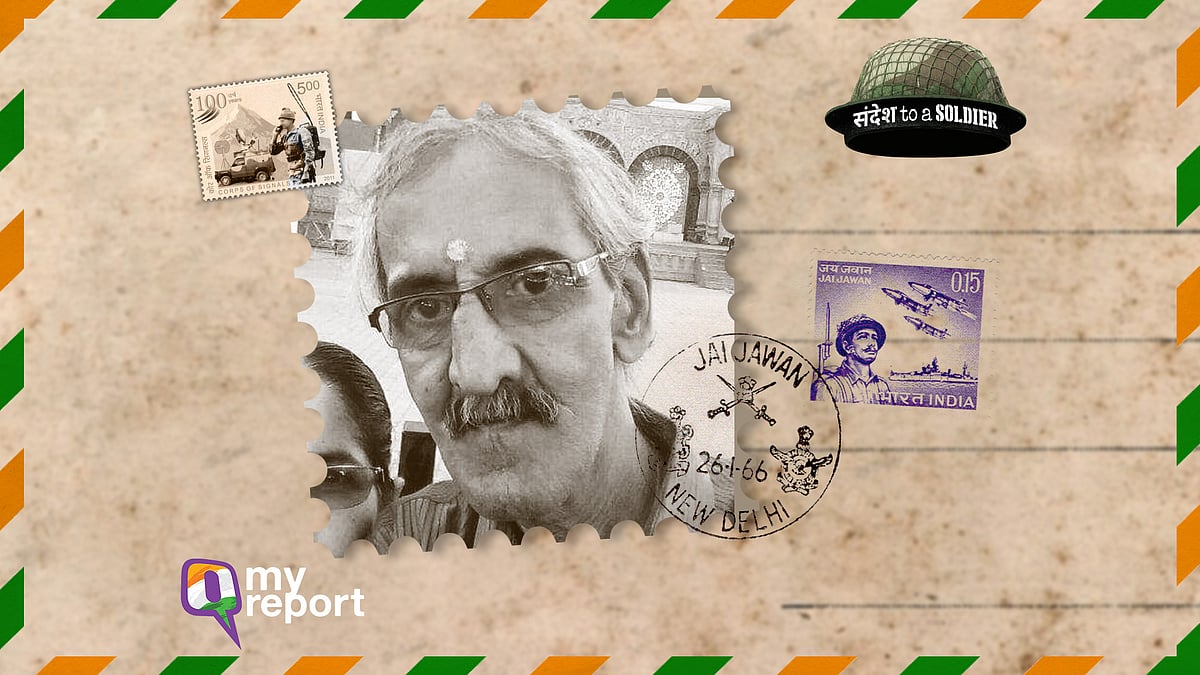 TR Madhavan sends his ‘sandesh to a soldier’ from Hyderabad.