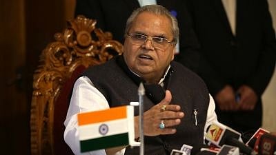 File image of Jammu and Kashmir Governor Satya Pal Malik.