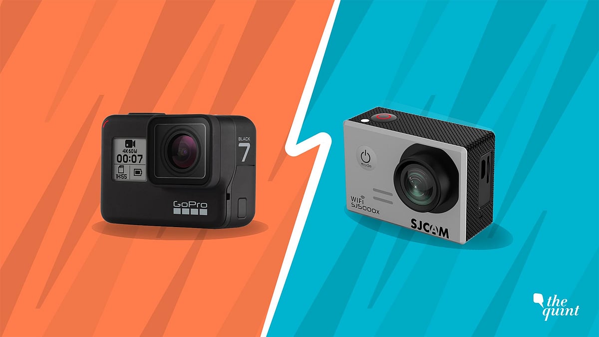GoPro Hero 7 Black (left) vs SJ Cam SJ5000X (right)
